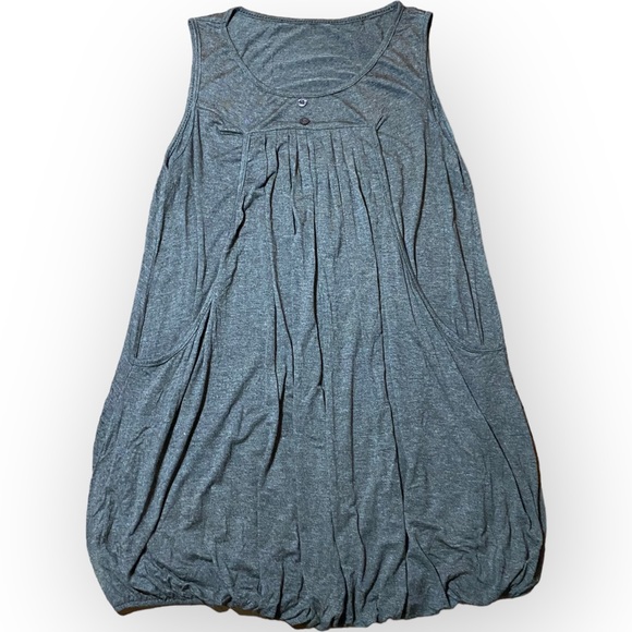 2for$35 Max Studio Grey Stretch Sleeveless Tunic Top Size Large - Picture 4 of 8